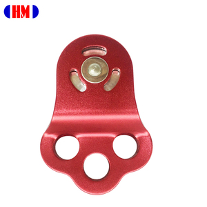 Adventure Park Ball Bearing Triple Attachment 30 kN Aluminum Pulley with CE UIAA Certificate - Product Image 1