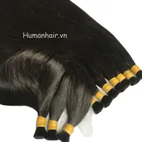 Оптовая продажа, вьетнамские натуральные человеческие волосы remy для плетения естественного цвета, необработанные человеческие волосы