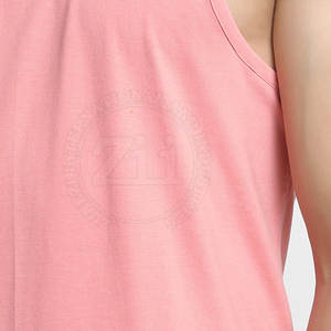 Débardeur en coton tricoté de haute qualité pour homme, séchage rapide, respirant, décontracté, pour la gym, le fitness, le streetwear, avec impression personnalisée, OEM - Product Image 6