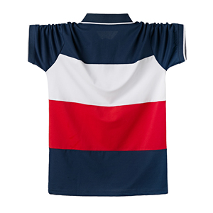 Premium logotipo personalizado Color sólido liso para camiseta Polo 100% algodón mercerizado doble longitud larga camisa en blanco - Product Image 2