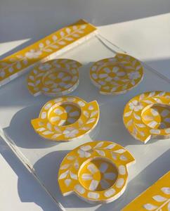 Bandeja acrílica con servicio de café, té y Perla Madre, mad de la India, mejor para regalar gifs Eid especial - Product Image 1