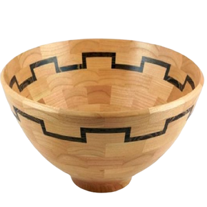 Bol de nourriture de mariage en bois massif de qualité supérieure de forme ronde de grande taille idéal pour servir par ACME Metal India - Product Image 1