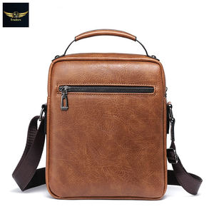 Promotionnel petit sac à bandoulière à bandoulière décontracté homme sac nouveauté mode Vintage affaires PU cuir hommes sacs de messager - Product Image 3
