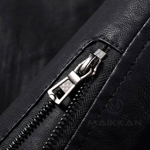 Chaquetas de cuero personalizadas para hombre, chaqueta de cuero de alta calidad - Product Image 5