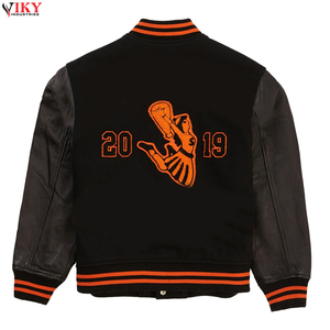 Veste universitaire Letterman pour hommes Prix raisonnable Conception personnalisée Veste universitaire à manches longues en chenille avec broderie - Product Image 3