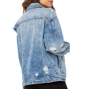 Best Quality Long Women Denim Wholesale Outdoor Fashionable Denim Jacket Denim - Product Image 6