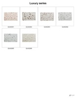 Dalles de sol et comptoirs en pierre de quartz artificielle Decatur, surface solide, luxe moderne pour villas, cuisines et salles de bain