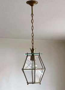 โคมไฟทองเหลืองทรงเหลี่ยมสไตล์ศิลปะจากอิตาลีทำด้วยมือคุณภาพเยี่ยมในบ้านกลางแจ้งคริสต์มาสตกแต่งบ้านมาใหม่ - Product Image 4