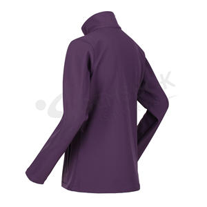 Vente chaude femmes Softshell marche veste col haut coupe-vent respirant en plein air vêtements actifs fermeture à glissière en gros - Product Image 6