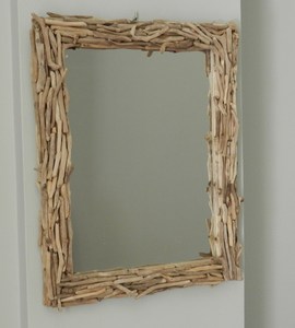 <b>Rectangle</b> Driftwood <b>Mirror</b> for <b>Wall</b> - Product Image 1