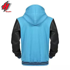 Chaqueta Varsity Vintage Personalizable con Capucha para Hombre, Chaqueta de Invierno de Lana Chenille, Chaqueta de Béisbol con Letras Bordadas, Impermeable - Product Image 2