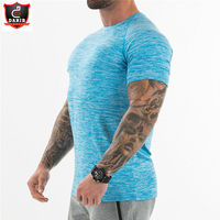 Vêtements de sport perlés OEM en gros, T-shirts Dry-Fit pour le fitness, vêtements de musculation pour hommes, chemises de gym personnalisées pour l'été