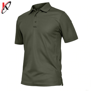 Venta al por mayor de camisetas de golf de secado rápido Tops 100% algodón para Polos para hombres patrón impreso para ropa de senderismo - Product Image 4