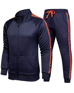 Survêtement personnalisé pour homme, taille XL, chaud, respirant, imprimé, avec strass, 100% coton, vêtements de sport de gym, fermeture à cordon, hiver - Product Image 5