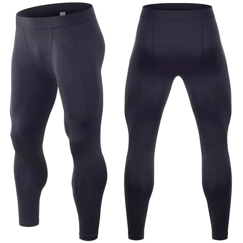 Mallas deportivas de alto impacto para hombre, Leggings ajustados de compresión de secado rápido de alta calidad para gimnasio y correr