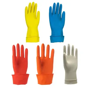 أفضل نوعية البستنة المنزلية الجلد العمل المطاط حفظ المنزلية قفازات - Product Image 1