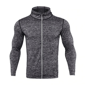 Vêtements de sport de haute qualité sweats à capuche d'automne sport fermeture éclair course vestes minces Fitness vêtements de sport Sport Jogging costumes Logo personnalisé - Product Image 5