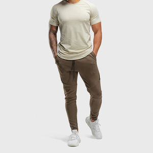 เสื้อยืดผู้ชายผ้าโพลีเอสเตอร์180แห้งเร็วระบายอากาศได้ดีชุดฝึกในยิมผ้าโพลีเอสเตอร์ทัศนวิสัยดี - Product Image 1