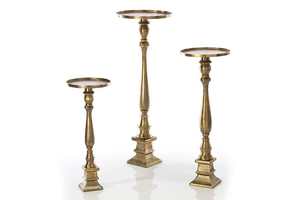 Soporte de pilar de vela de lujo, pieza central de decoración de boda, portavelas de aluminio, soporte de vela decorativo para el hogar, Metal de lujo - Product Image 6