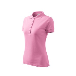 เสื้อยืดโปโลลำลองสำหรับผู้หญิงเสื้อยืดผ้าฝ้าย100% ลายสก๊อตสีล้วนระบายอากาศได้ดี - Product Image 4