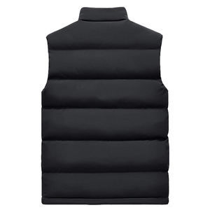 Veste bouffante sans manches avec logo personnalisé manteau d'hiver matelassé intérieur en toile attrayant enduit nouveauté OEM marque privée décontracté - Product Image 5