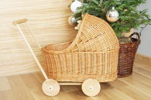 Poupées de osier en rotin pour enfants, jouet de poussette, vente en gros uniquement - Product Image 3