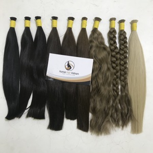 Extension de cheveux humains lisses de Style vietnamien, postiche à Double dessin, couleur reflets, extensions capillaires naturelles, Natural Wave, nouveau Style, 2020 - Product Image 3