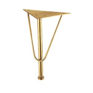 Vente chaude Pieds En Métal pour Canapé Table Armoires Lits-Utilisation Polyvalente dans Salon Chambre Hôtel Bureau À Domicile Home Bar - Product Image 3