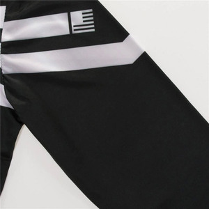 Chemises américaines de Fitness et de musculation pour hommes, vêtements à Compression, imprimé en 3D, longues manches, protection Rash, nouveau - Product Image 6