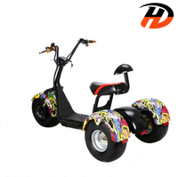 Tricycle gros pneu Scooter électrique EB-05 avec siège électrique Scooter électrique 3 roues moto route 2021