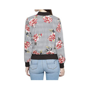 Veste de baseball imperméable à capuche pour femme, en coton rembourré, réversible, en denim, pour l'hiver - Product Image 4