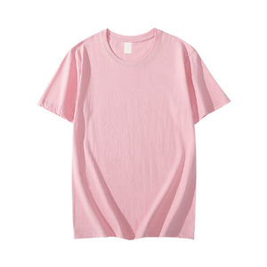 Camiseta de verano 2025 con cuello redondo para hombre, estampado y bordado de algodón personalizable, diseño liso en blanco personalizado con su logotipo - Product Image 2