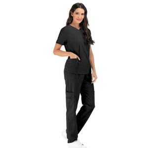 Offre Spéciale femmes clinique gommage ensembles à manches courtes soins infirmiers gommages uniformes médicaux pour médecin infirmière uniformes chauds pour les hôpitaux - Product Image 4