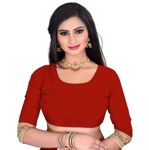 Banarasi — sarong en soie de coton doux pour femme, chemisier, tenue féminine idéale pour les fêtes au quotidien, à bas prix, nouvelle collection - Product Image 6