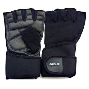 Respirant anti-dérapant hommes et femmes entraînement gants de gymnastique Sport Fitness haltérophilie gants d'entraînement en cuir - Product Image 1