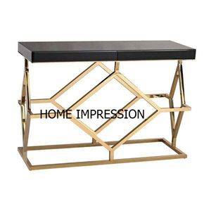 Nuevo diseñador hecho a mano consolas de centro de mesa grandes consolas de servicio de metal proveedor de mesa mesas de metal en precio al por mayor - Product Image 4