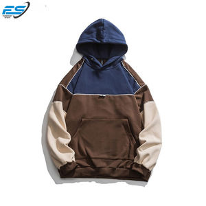 2021 personnalisé Vintage lavage à l'acide unisexe pull à capuche haute qualité coton lourd 320g 400 Gsm sans chaîne sweats à capuche pour hommes hiver - Product Image 3