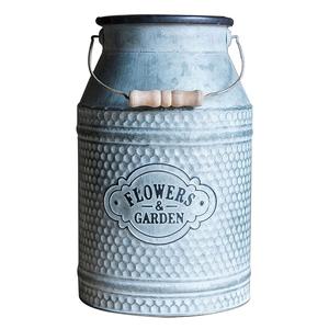 Jarrón decorativo de Metal galvanizado personalizado de calidad superior al por mayor, soporte de flores Vintage hecho a mano, flor de calidad superior - Product Image 5