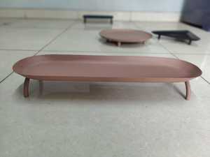 Elegant Geometric Metal Decorative Serving Trays Multifunction Jewelry <b>Display</b> <b>Plates</b> <b>for</b> Home and Shop - Product Image 2