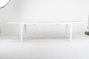 Modern Design Outdoor Garden <b>Aluminum</b> Dining Furniture Vietnam Acacia Wood <b>Table</b> for Kitchen Use - Product Image 4