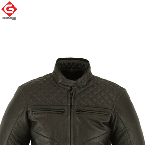 Marlon Brando Sportswear Chaqueta de moto de cuero de piel de oveja ajustada para hombre Venta caliente Chaquetas de carreras de motos al aire libre - Product Image 6