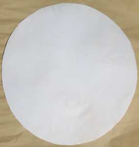 Cabeza de tambor de piel de cabra blanca de 18 "de diámetro - Product Image 2