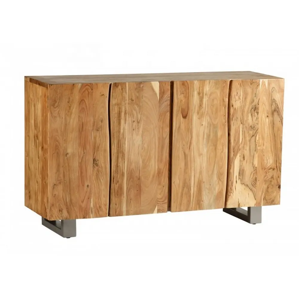 Modern natürliche live rand sideboard schrank moderne industrielle sideboard 2021 buffet schrank