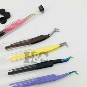 Nuevo Juego de Pinzas Profesionales para Pestañas Postizas, de Acero Inoxidable, Duraderas, Antimagnéticas, con Estuche, para Pestañas de Visón - Product Image 5