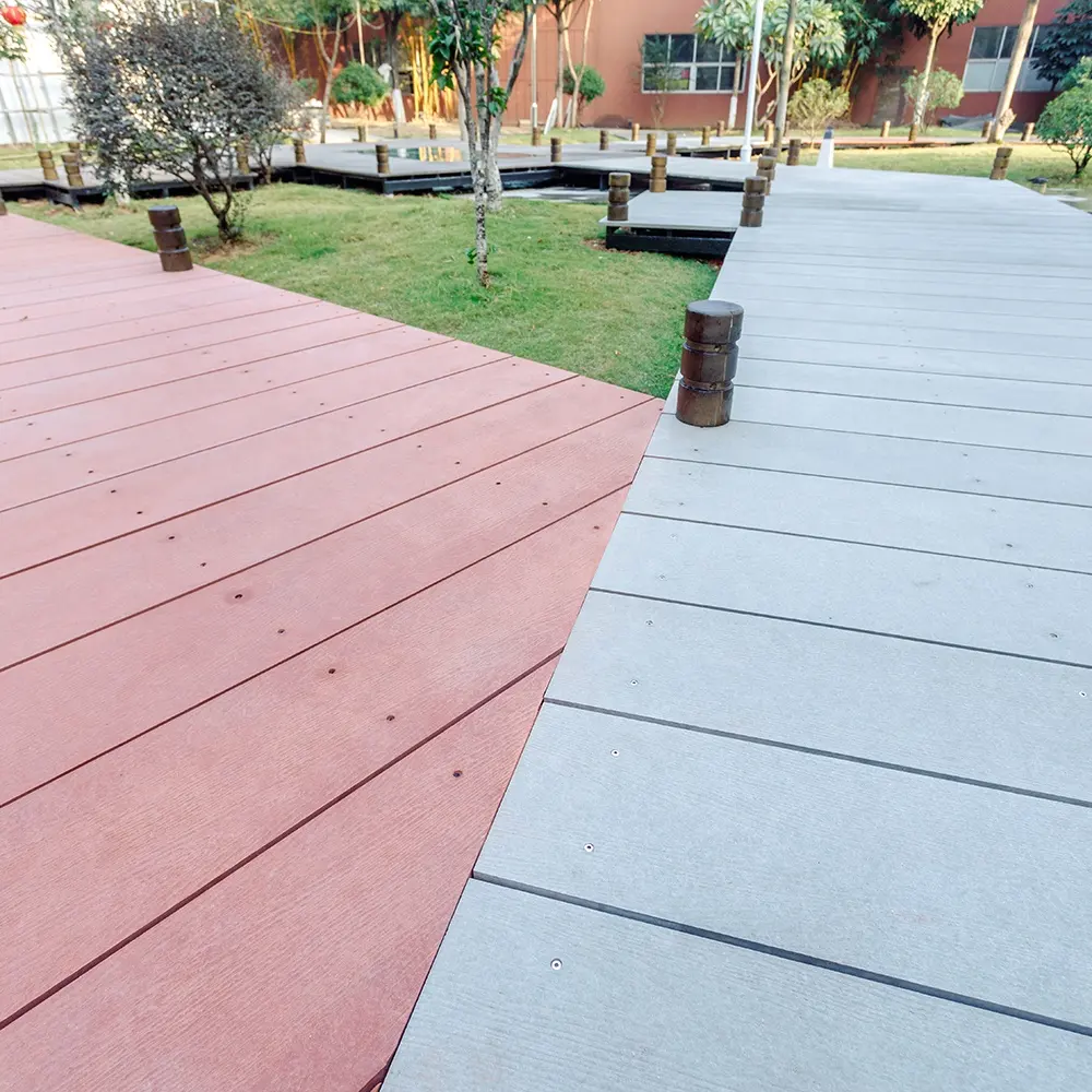 Australia Hot Sale High Quality Embossed Decking Cement Board Outdoor Wood Deck