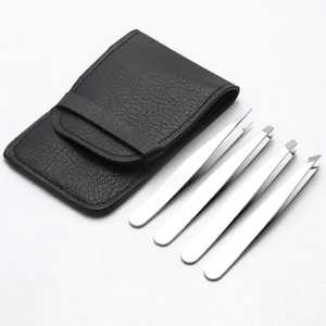 QNQ meilleure qualité en acier inoxydable épilateur à sourcils ensemble Instruments de beauté pour Extension de cils pince à épiler incurvée ESD - Product Image 2