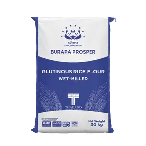 Harina de arroz glutinoso 100% tailandesa, 30kg, para Mochi japonés, Daifuku, Bola de arroz glutinoso, Bola de Sesami