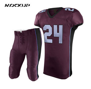Uniforme de football américain sublimé sur mesure fabricant de vêtements de sport de haute qualité ensemble de maillots d'équipe OEM uniforme sublimé sur mesure - Product Image 4