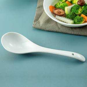 Cucharón de porcelana blanca para sopa, fabricante de comida, venta al por mayor, OEM-2022 - Product Image 2