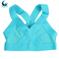 Sujetador Deportivo Reversible de Neopreno para Mujer, Logotipo Personalizado, Transpirable, Elástico en Cuatro Direcciones, Impermeable, Antibacteriano, Resistente al Viento, Talla Grande